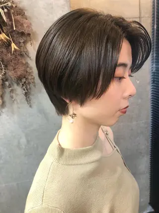 ショート カラー メンズ HIROKI ”博多 /ボブのヘアスタイル