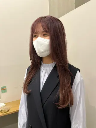 ロング ヘアアレンジ 韓国好き🇰🇷 美容師MIKUのヘアスタイル