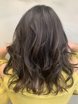 セミロング カラー ANGELICA JR和歌山店のヘアスタイル