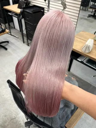 ロング カラー ヘアアレンジ 🫧透明感カラー/ ナルハ🫧のヘアスタイル