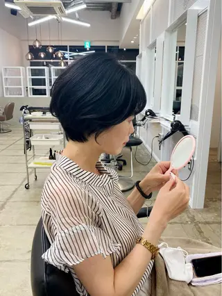 ショート サトウ リョウのヘアスタイル