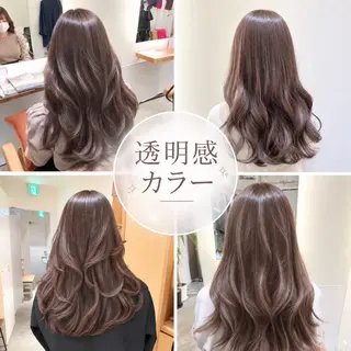 ロング カラー 縮毛矯正/艶カラー/ 🌸ゆうき🌸のヘアスタイル
