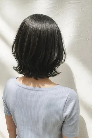 ミディアム 大園 晃のヘアスタイル