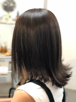 ミディアム carre hair 店長 中園 武士のヘアスタイル