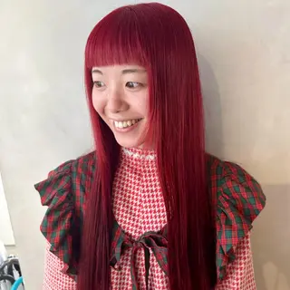 ロング カラー デザインカラー/パー マ🦖外岡咲希🦖のヘアスタイル
