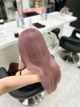 カラー ナチュラル可愛い◎ 推しカラー🤍池袋のヘアスタイル
