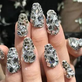 ネイル 渋谷/チップ長さ出し 👑アプレgel-xのネイルデザイン