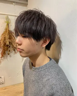 ショート カラー ハイトーンレイヤー 顔まわりSOTAのヘアスタイル