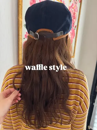 セミロング eMu透明感カラー ちゅる髪yuki✩のヘアスタイル