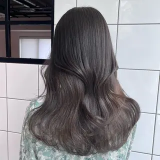 ロング カラー 流行りの透明感カラー ×縮毛矯正🤍ユウのヘアスタイル