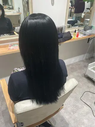 ロング 。 。のヘアスタイル