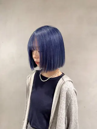ショート カラー 💛ブリーチカラー /ブリーチ縮毛💛のヘアスタイル