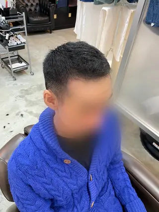 ショート メンズ メンズパーマ特化 カバヤマ　リョウのヘアスタイル
