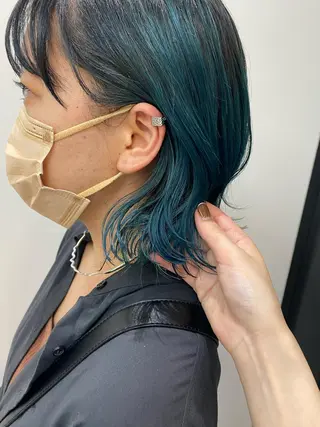 ミディアム カラー ヒラノホナミ 🫧艶髪🫧髪質改善のヘアスタイル