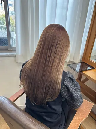 ロング カラー RINNO🌷透明感 カラー/髪質改善のヘアスタイル