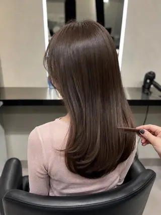 ミディアム カラー 🌈ウルトワ水素 髪質改善naru🌈のヘアスタイル
