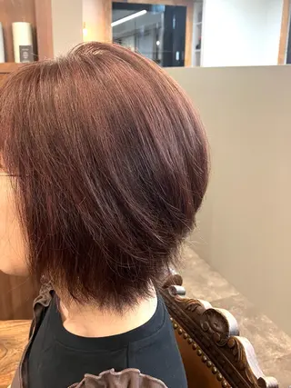 ミディアム カラー 💐透明感カラー/ 🪿ブリーチ/真野のヘアスタイル
