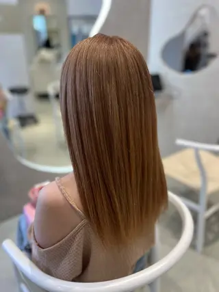 ロング 小池 夏美のヘアスタイル