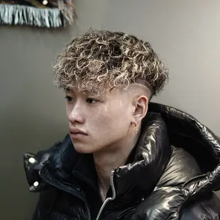 ショート カラー パーマ メンズ 💈PRO SHOP WAVE 望愛💈のヘアスタイル