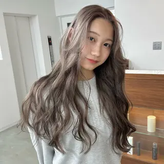 ロング カラー エクステモデル募集 💗大阪梅田/川上のヘアスタイル