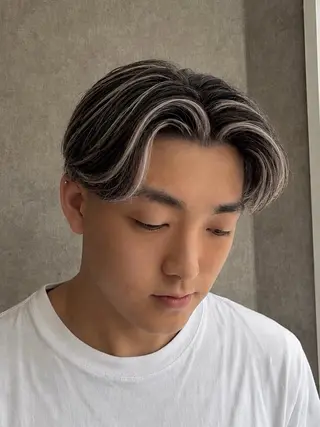 カラー メンズ バレイヤージュ特化｜ Takuのヘアスタイル