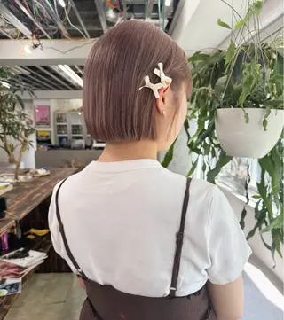 ミディアム カラー ヘアアレンジ メンズ 心斎橋美容室 Junのヘアスタイル