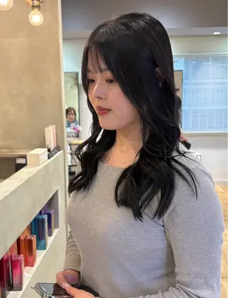 ロング こうやま みるのヘアスタイル
