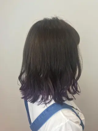 ミディアム カラー インナーエクステ渋谷 🦋KAJIのヘアスタイル