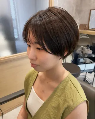 ショート カラー 久木原 ゆりのヘアスタイル