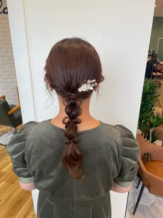 ロング 田島 仁美のヘアスタイル