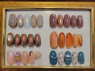 ネイル ミディアム 櫛の屋浜口店 sumireのネイルデザイン