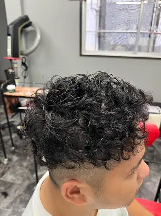 ショート パーマ メンズ 池田 成秀のヘアスタイル