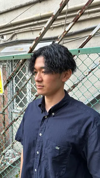 ショート パーマ メンズ パーマ職人 渡邊 優雅のヘアスタイル