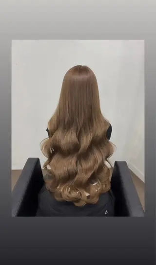 ロング カラー 心寧🍑🤍ྀི/ 透明感colorのヘアスタイル