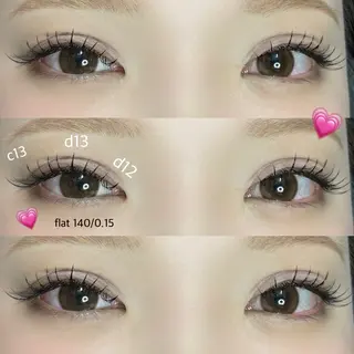 マツエク・マツパ La SHE's KAEDEのマツエク・マツパデザイン