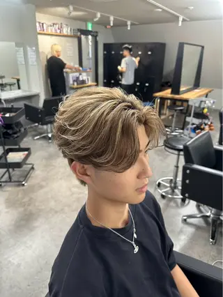 パーマ メンズ メンズカラー りゅうたのヘアスタイル