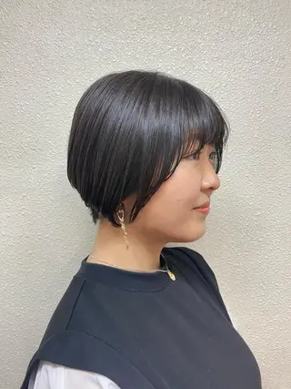 ショート カラー 縮毛矯正/艶カラー/ ikedaのヘアスタイル
