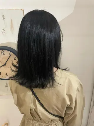 セミロング カラー 北川 智海のヘアスタイル