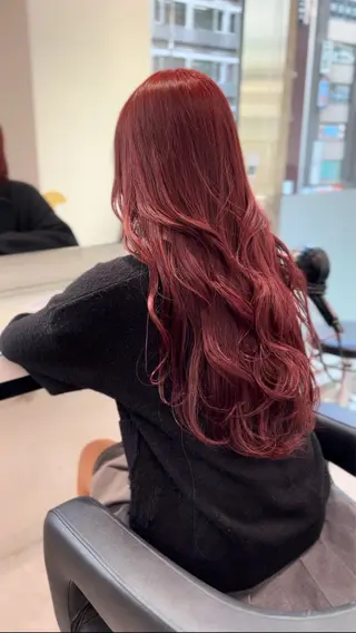 ロング カラー ヘアアレンジ レイヤー×透明感カラ ー🕊AZUSAのヘアスタイル