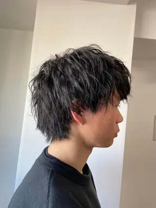 ショート パーマ メンズ 🌙19時以降通える メンズ専門 コーダイのヘアスタイル