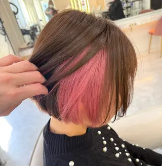 ショート 小林 美月  透明感カラーのヘアスタイル