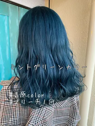 セミロング yoshihara yuukiのヘアスタイル