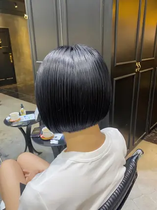 ショート カラー 透明感カラー🌿 グレージュ🐺陽介のヘアスタイル