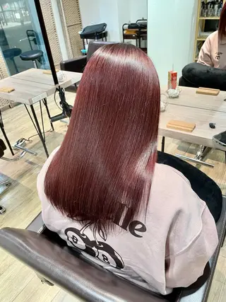 ロング 前田 菜奈子のヘアスタイル