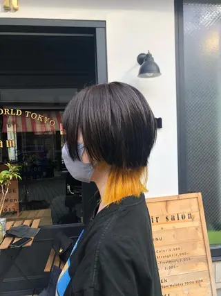 ミディアム 金田 淳弥のヘアスタイル