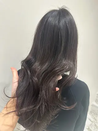 ロング カラー パーマ 韓国レイヤー✨ yasuko銀座のヘアスタイル
