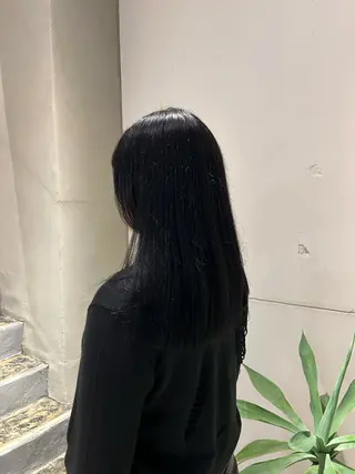 ロング カラー キノシタ ユウナのヘアスタイル
