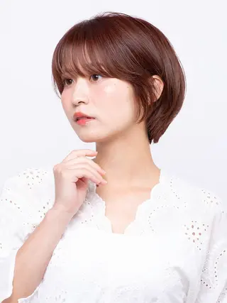 ショート カラー 💎ハイライトカラー /髪質改善カラー💎のヘアスタイル
