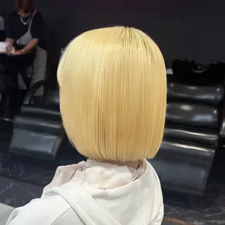 ミディアム カラー 色落ち綺麗🩰ハイ トーン🎀RINKAのヘアスタイル