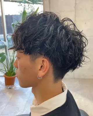 パーマ メンズ ⭕️メンズパーマ⭕️ 山口 裕太郎のヘアスタイル